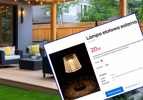 Ta solarna lampka z Pepco za 20 zł bije rekordy popularności! Na taras lub do salonu - kryształowy motyw pięknie rozprasza światło
