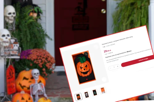 Ten dzwonek do drzwi z Rossmanna to hit na Halloween! Motyw dyni, światło i dźwięk zrobią niezłe show za 29,99 zł