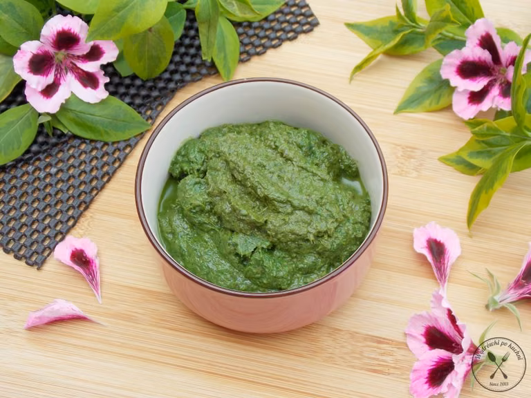 Pesto z czosnku niedźwiedziego