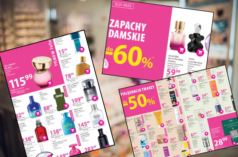 Do -60% na perfumy i -50% na pielęgnacje twarzy! Ta oferta Hebe to kosmetyczny hit