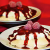 Mini Pavlova z mascarpone i frużeliną malinową