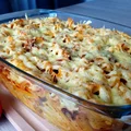 Bolońska zapiekanka makaronowa z pieczarkami