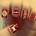 Świąteczny manicure