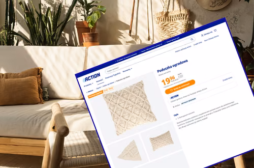 Ta poduszka z Action za 19 zł podkręci nudny balkon lub taras! Styl premium i wygoda to duet idealny