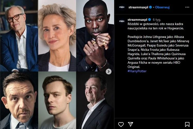 Zdjęcie Wracamy do magicznego świata Hogwartu! HBO zdradza, kto zagra w nowym „Harrym Potterze”! #2