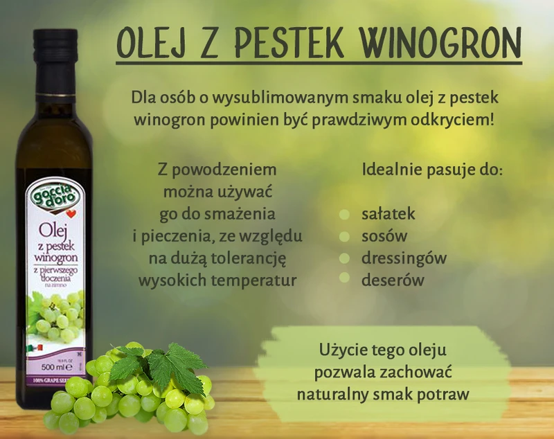 Olej z pestek winogron