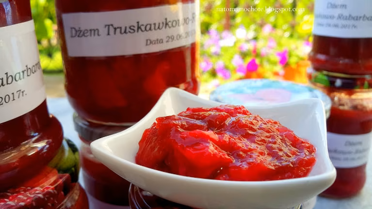 Dżem Rabarbarowo-Truskawkowy