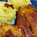 Ćwiartki kurczaka pieczone w sosie sojowym