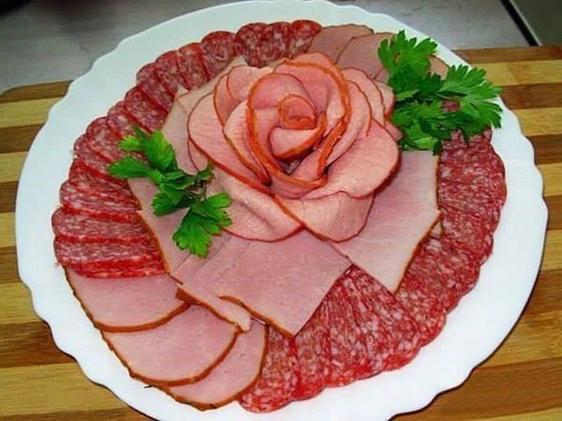 Pomysł na podanie wędlin