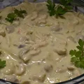 Indyk z pieczarkami