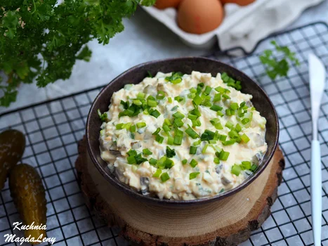 Pasta jajeczna z ogórkiem kiszonym