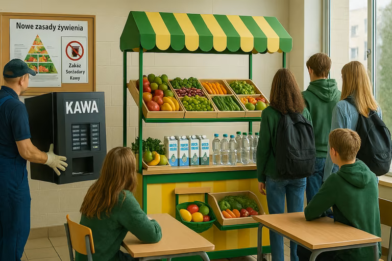 Ministerstwo Edukacji chce wprowadzić zakaz sprzedaży kawy w szkołach! Jest też plan na nowe menu na stołówkach