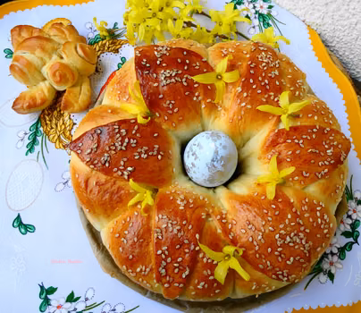 Chlebek wielkanocny.