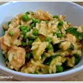 Risotto z kurczakiem i groszkiem