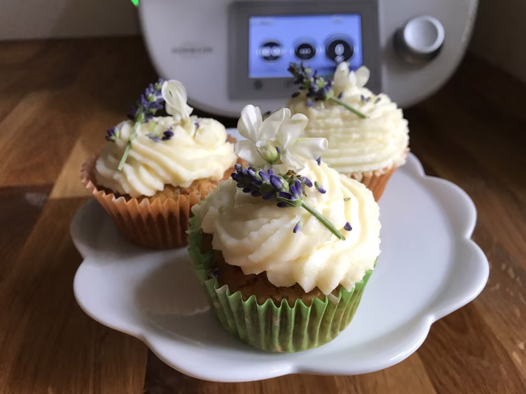 Muffinki marchewkowe z kremowym serkiem (Thermomix)