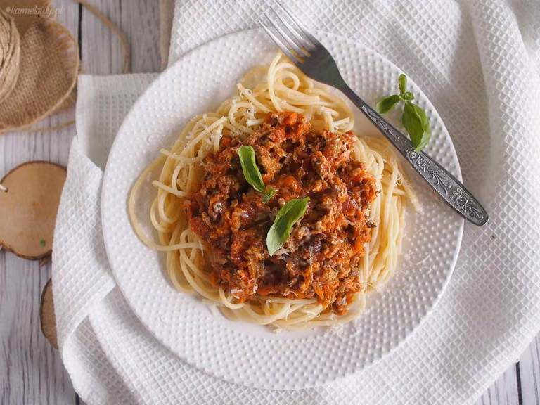 Szybki makaron bolognese