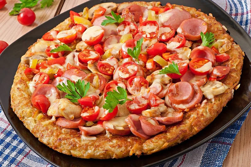 Placek ziemniaczany ALA PIZZA