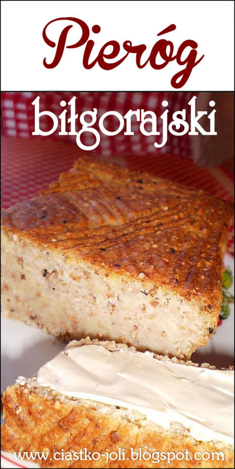 Pieróg biłgorajski z kaszą gryczaną