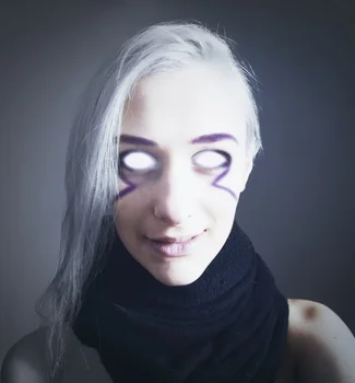 Autoportret na fioletowo!