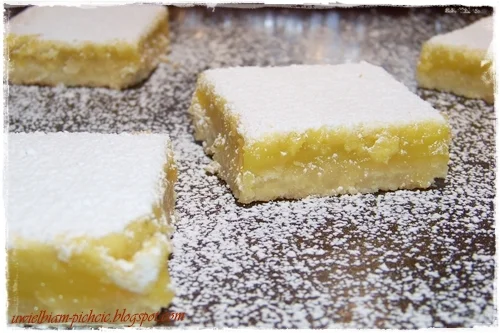 Cytrynowa kostka z Lemon Curd