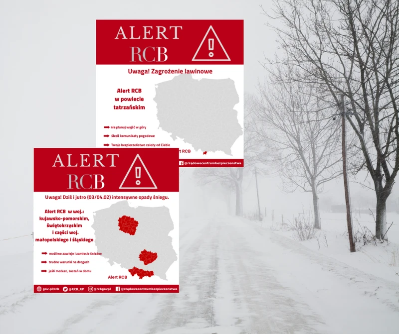 Śnieżyce i silny wiatr w Polsce! Aura może powodować zagrożenie!