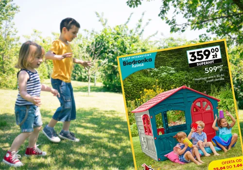 Ten domek ogrodowy z Biedronki to HIT dla dzieci! Teraz aż o 240 zł taniej, a montaż w kilkanaście minut