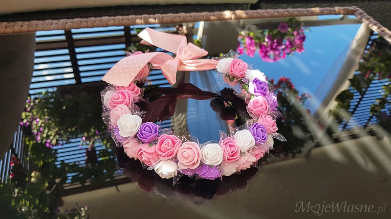 Wianek DIY na głowę do sesji