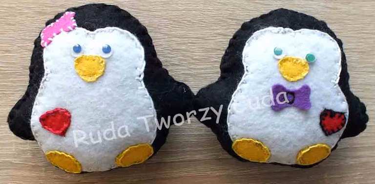 Zakochane Pingwinki na Walentynki