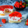 Sernik mascarpone z truskawkami