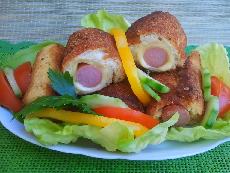 Krokiety z chleba tostowego