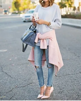 Pastelowy total look