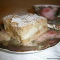 Szarlotka z budyniem