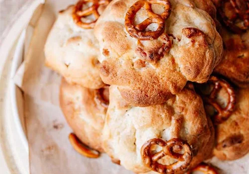 Proste ciastka z precelkami