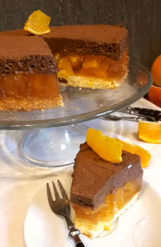 Ciasto pomarańczowa delicja