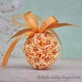 Origami na święta - bombka - kusudama