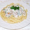 Penne z sosem kurkowym