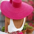 Różowy kapelusz