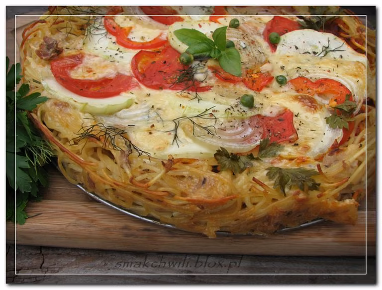 Wyjątkowy tort makaronowy ..
