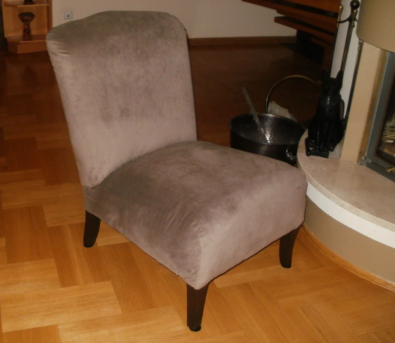 jak samemu odnowić fotel art deco na sprężynach