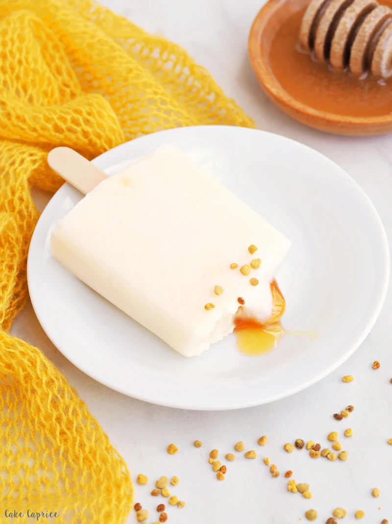 Lody miodowe z pierzgą
