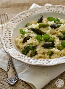 Risotto ze szparagami