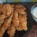 Pieczone piersi kurze w płatkach kukurydzianych