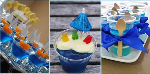 Pucharki z galaretką