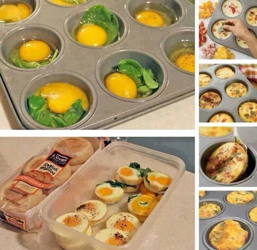 Muffinki jajeczne - idealne na śniadanie