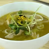 Zupa z porów z makaronem udon