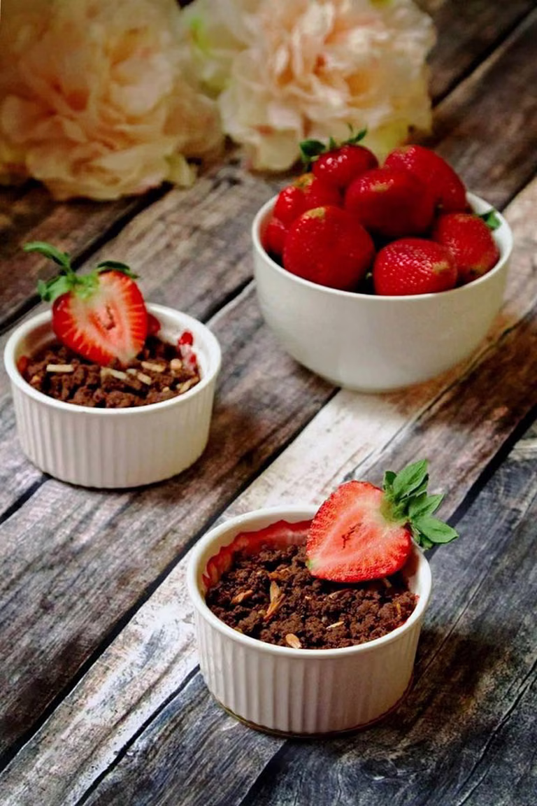 Truskawkowe crumble