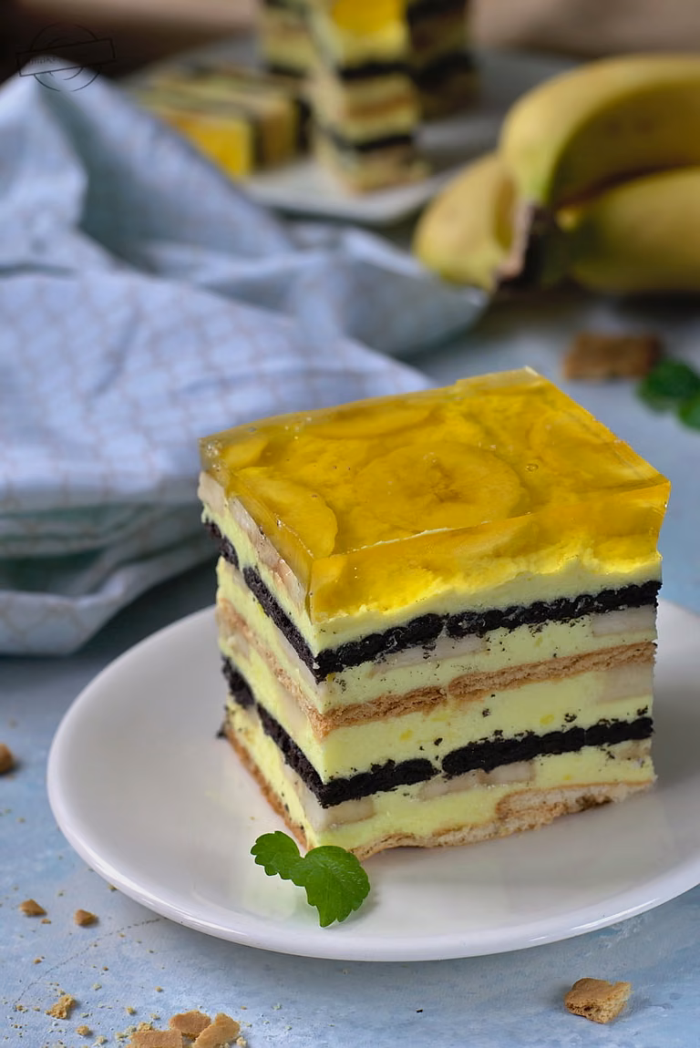Bananowiec - bez pieczenia