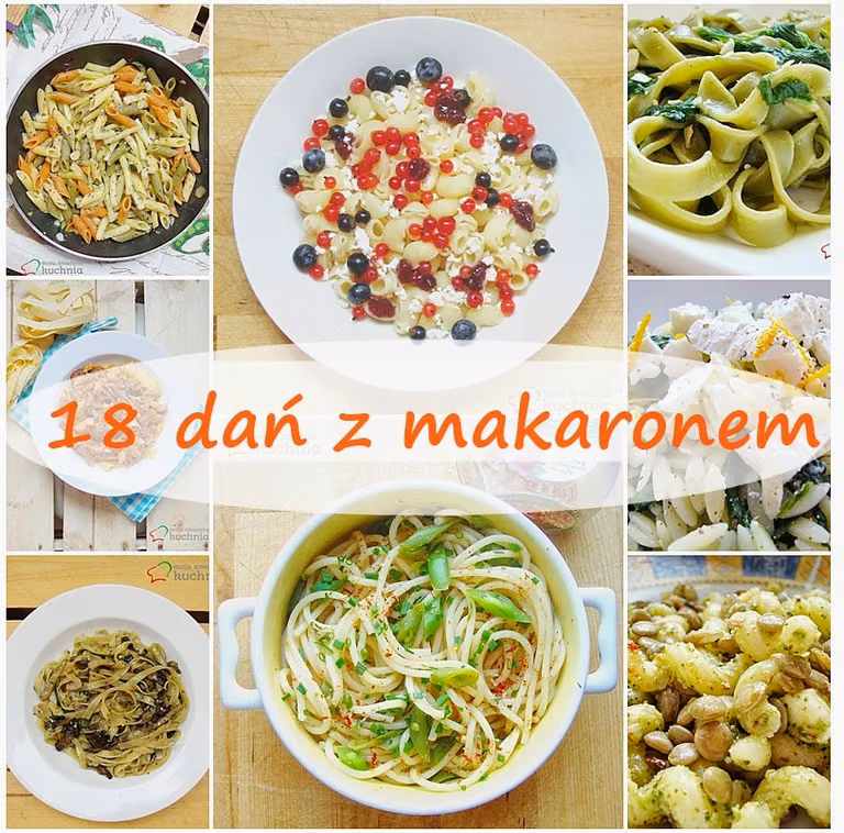 18 dań z makaronami