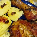 Ćwiartki kurczaka pieczone w maśle z przyprawami