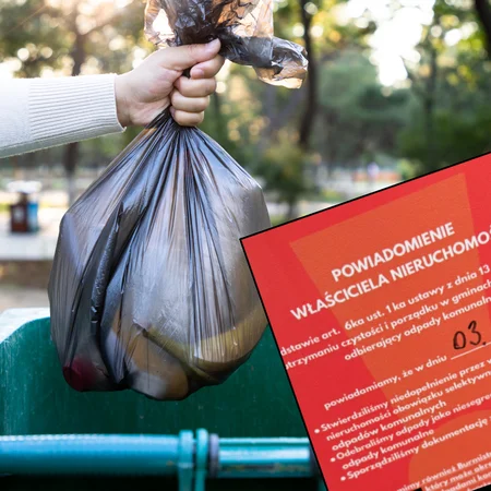 Czerwone naklejki na koszach na śmieci! Coraz więcej osób dostaje takie powiadomienia